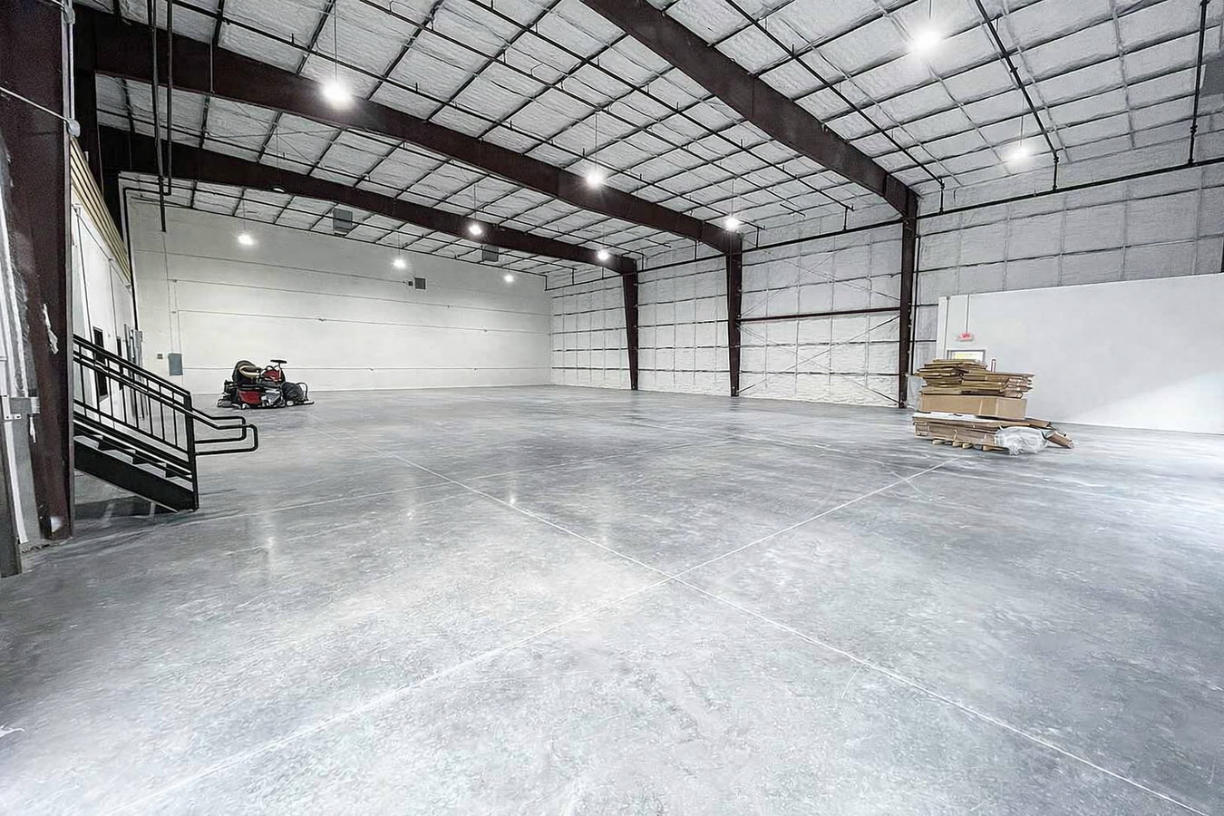 Concrete floor installation